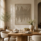 Wabi Sabi Art – Neutral Vertical Stripes