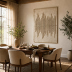 Wabi Sabi Art – Neutral Vertical Stripes