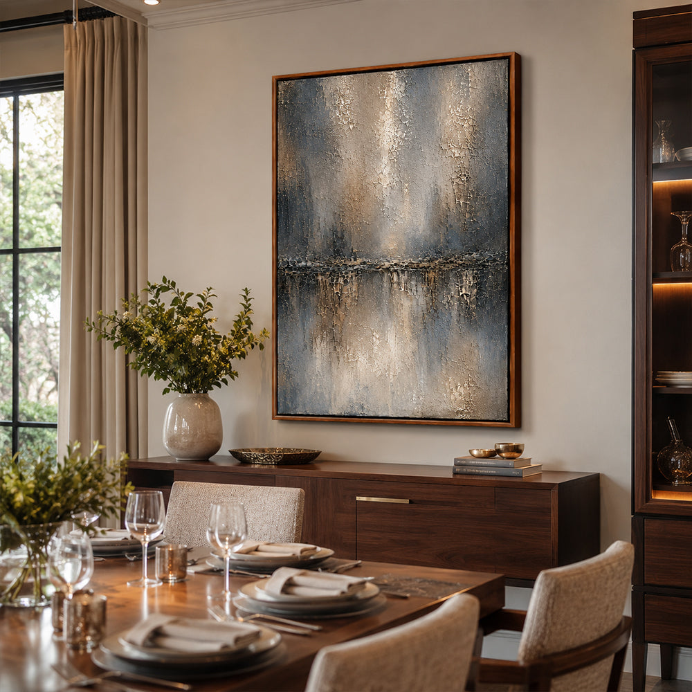 Wabi Sabi Art – Cracked Reflective Waters
