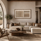 Wabi Sabi Art – Geometric Relief Blocks