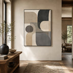 Abstract Wall Art – Muted Rounded Geometrics