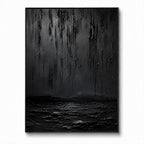 Texture Painting Art – Dark Textured Seascape