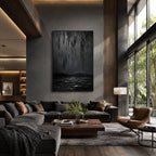 Texture Painting Art – Dark Textured Seascape