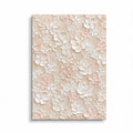 Texture Painting Art – Neutral 3D Floral Blooms
