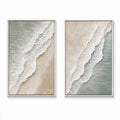 Texture Painting Art – Dual Textured Shore Waves