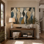 Abstract Wall Art – Curved Human Silhouettes
