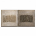 Wabi Sabi Art – Dual Textured Linear Panels