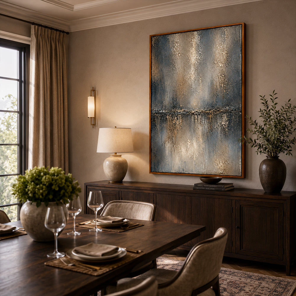 Wabi Sabi Art – Cracked Reflective Waters
