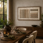 Wabi Sabi Art – Geometric Relief Blocks