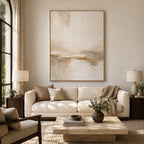 Wabi Sabi Art – Soft Neutral Waterscape