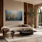 Texture Painting Art – Textured Blossom Tree Canvas