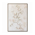 Minimalist Art – Textured White Orchids