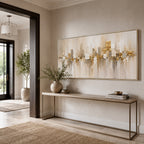 Abstract Wall Art – Gilded Square Patches