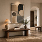 Abstract Wall Art – Muted Rounded Geometrics