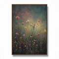 Vintage Americana Art – Wildflower Meadow Scene