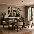 Abstract Wall Art – Curved Human Silhouettes
