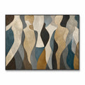 Abstract Wall Art – Curved Human Silhouettes