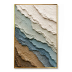 Texture Painting Art – Layered Earthy Strata